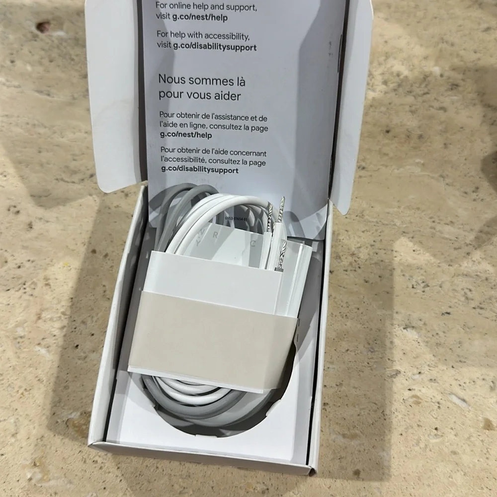 Google Nest Power Connector - C Wire‎ Adapter for Smart Thermostats NIB